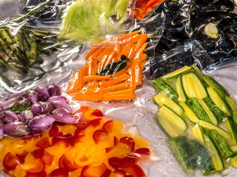 vegetales picados al vacio